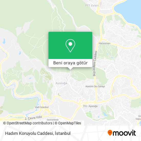 Hadım Koruyolu Caddesi harita
