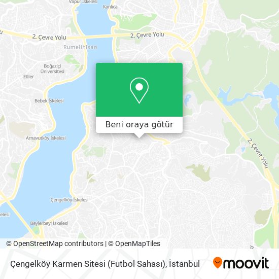 Çengelköy Karmen Sitesi (Futbol Sahası) harita