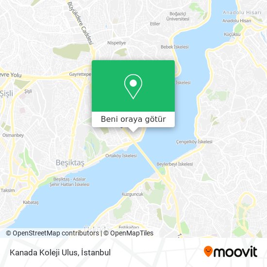Kanada Koleji Ulus harita