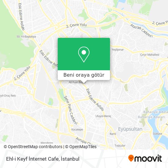 Ehl-i Keyf İnternet Cafe harita