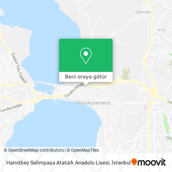 Hamitbey Selimpaşa Atatürk Anadolu Lisesi harita