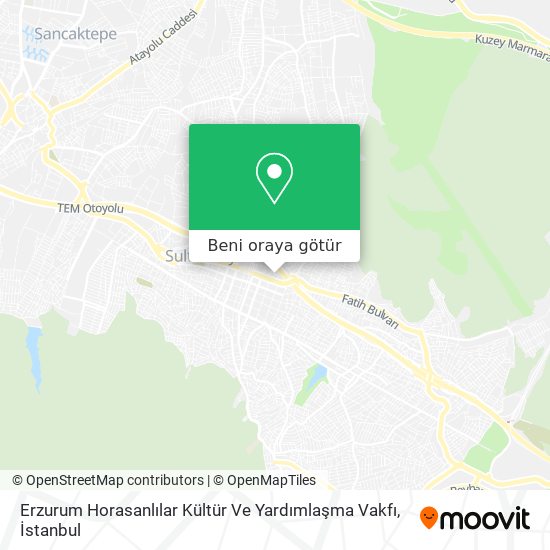 Erzurum Horasanlılar Kültür Ve Yardımlaşma Vakfı harita