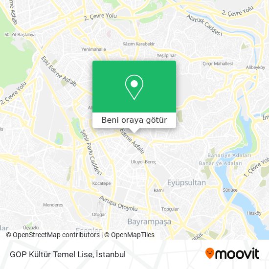 GOP Kültür Temel Lise harita