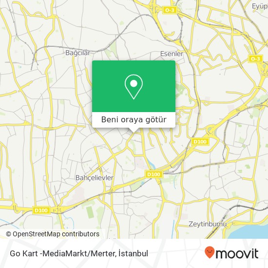 Go Kart -MediaMarkt/Merter harita