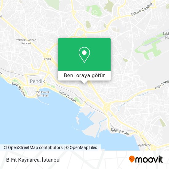 B-Fit Kaynarca harita