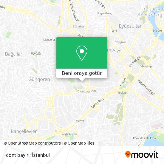 cont bayırı harita