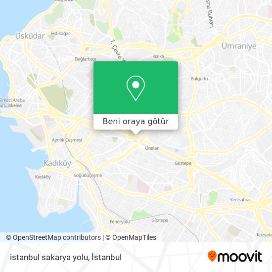 istanbul sakarya yolu harita