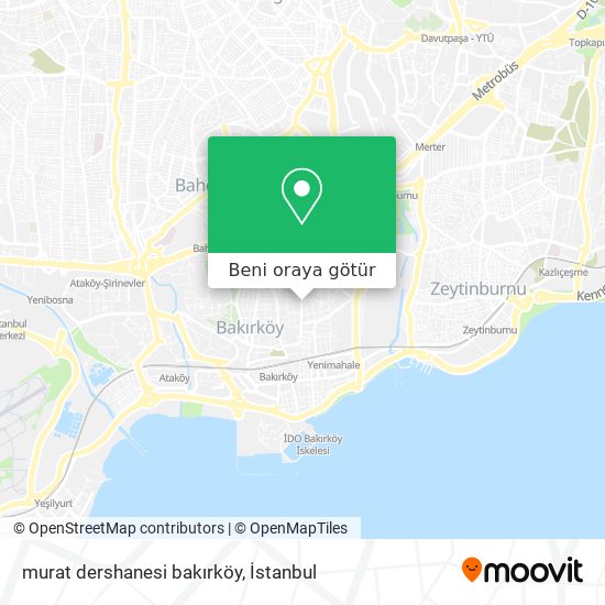 murat dershanesi bakırköy harita
