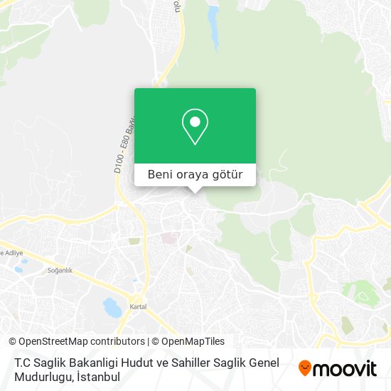 T.C Saglik Bakanligi Hudut ve Sahiller Saglik Genel Mudurlugu harita