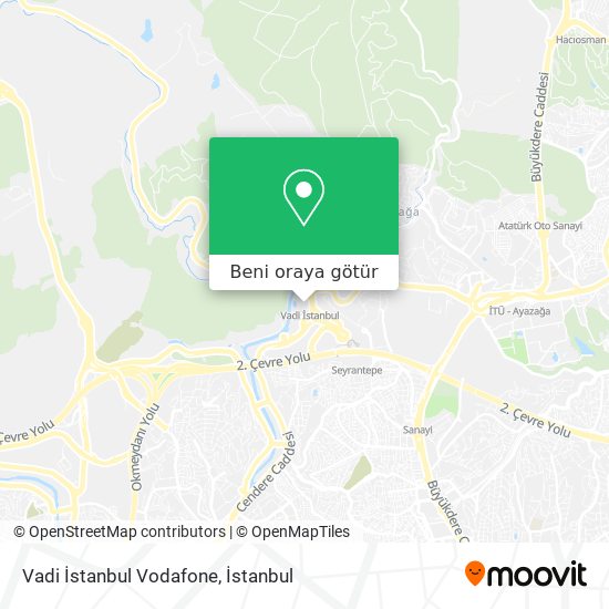 Vadi İstanbul Vodafone harita