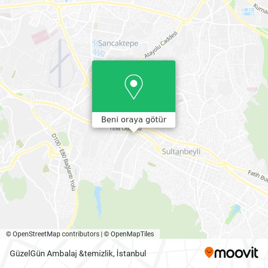 GüzelGün Ambalaj &temizlik harita