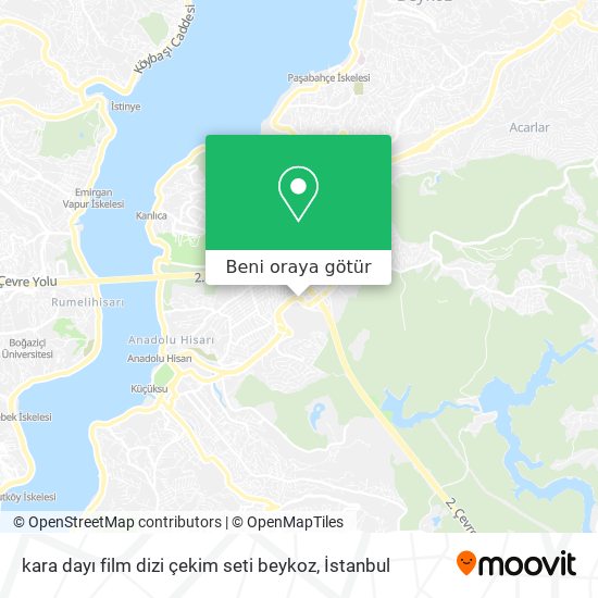 kara dayı film dizi çekim seti beykoz harita