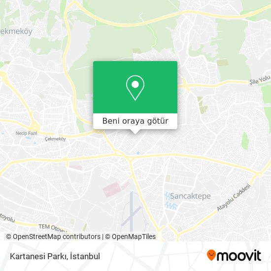 Kartanesi Parkı harita