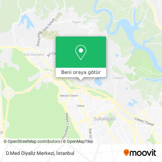 D.Med Diyaliz Merkezi harita