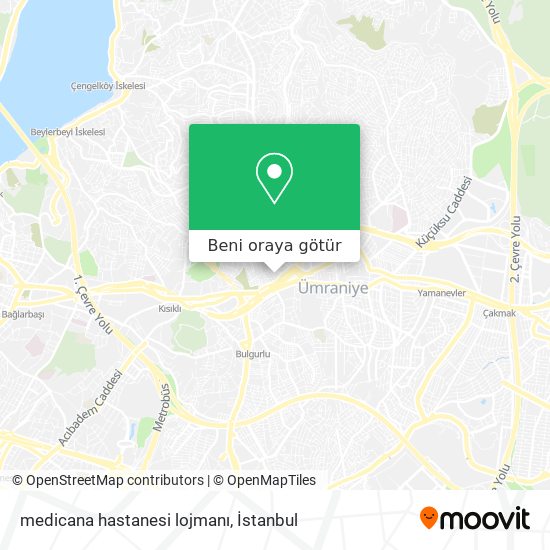 medicana hastanesi lojmanı harita