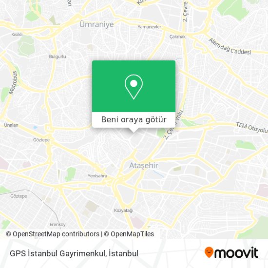 GPS İstanbul Gayrimenkul harita