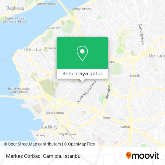 Merkez Corbacı Camlıca harita