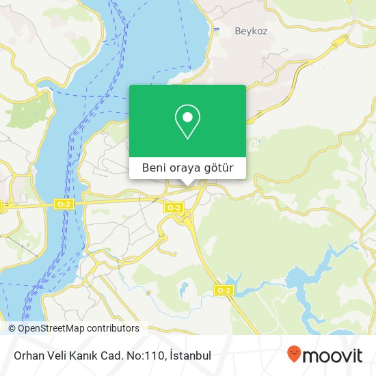 Orhan Veli Kanık Cad. No:110 harita
