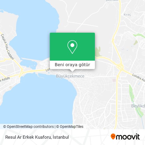 Resul Ar Erkek Kuaforu harita