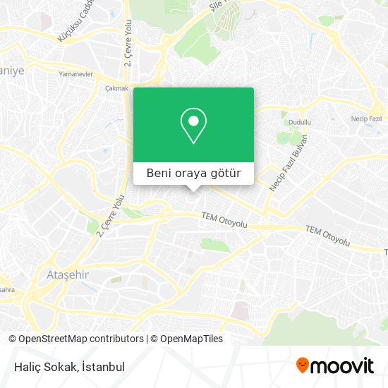 Haliç Sokak harita