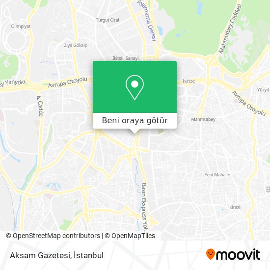 Aksam Gazetesi harita