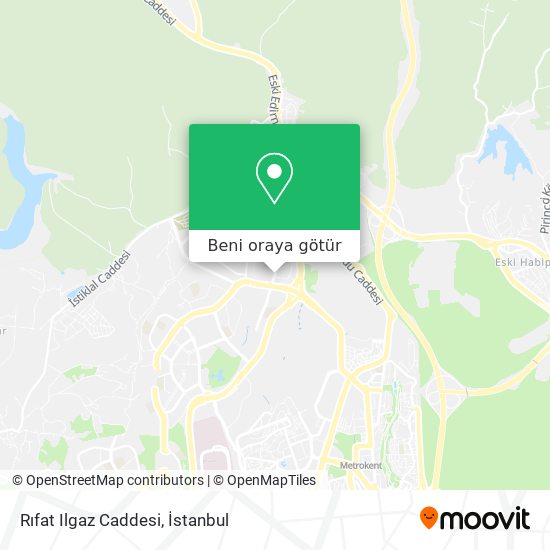Rıfat Ilgaz Caddesi harita