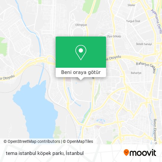 tema istanbul köpek parkı harita