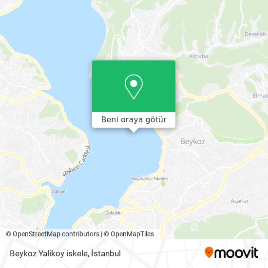 Beykoz Yalikoy  iskele harita