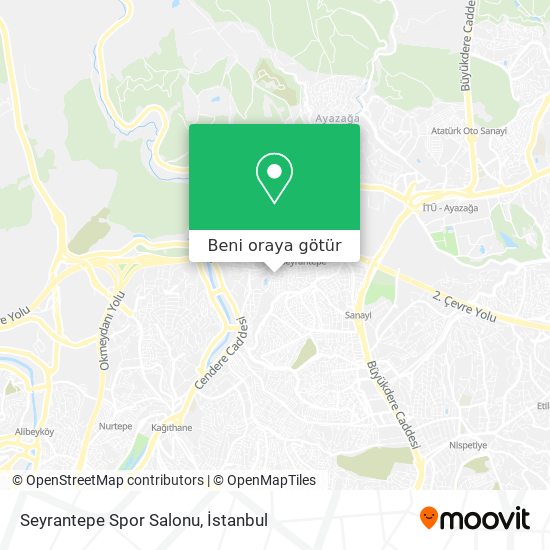 Seyrantepe Spor Salonu harita