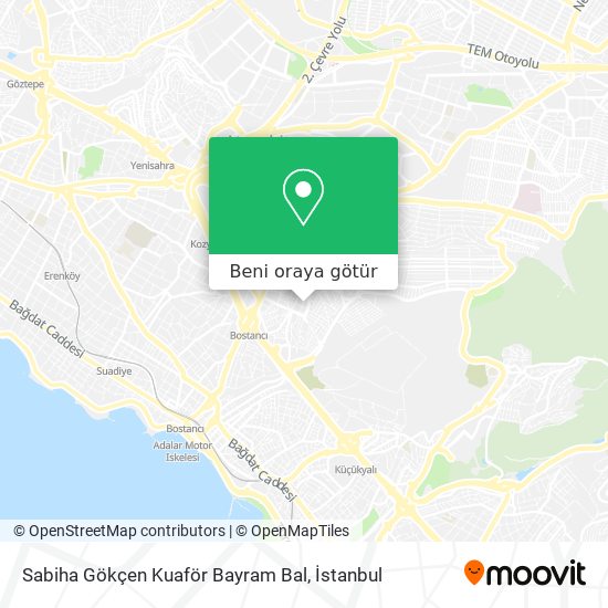 Sabiha Gökçen Kuaför Bayram Bal harita