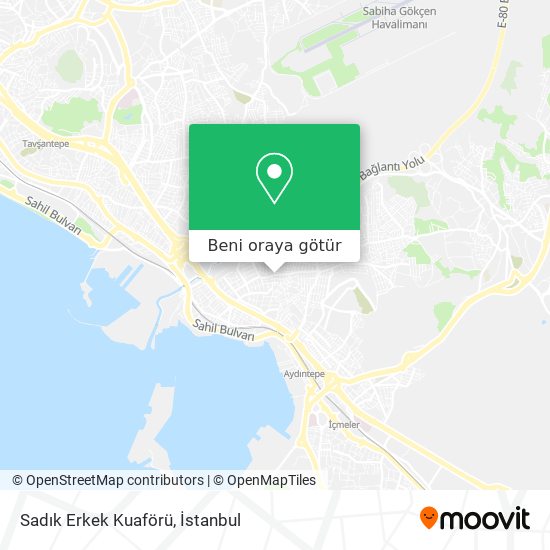 Sadık Erkek Kuaförü harita