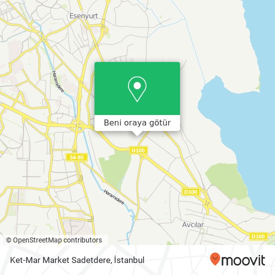 Ket-Mar Market Sadetdere harita