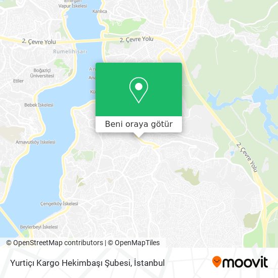 Yurtiçı Kargo Hekimbaşı Şubesi harita