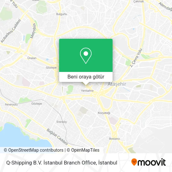Q-Shipping B.V. İstanbul Branch Office harita