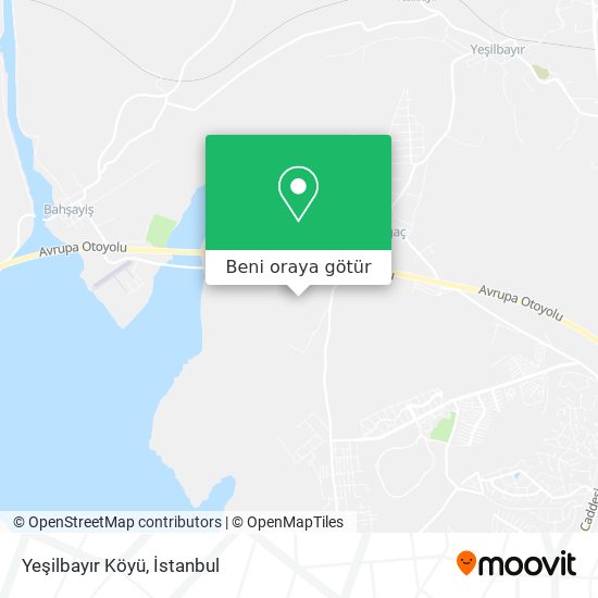 Yeşilbayır Köyü harita