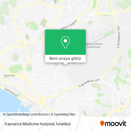 Kaynarca Medicine hospital harita