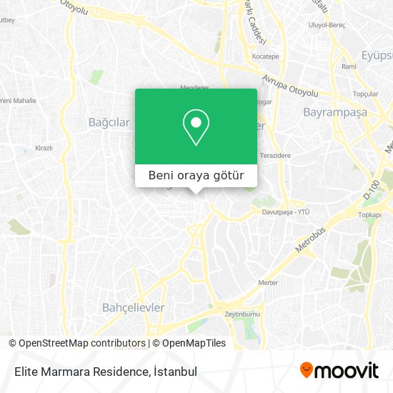 Elite Marmara Residence harita