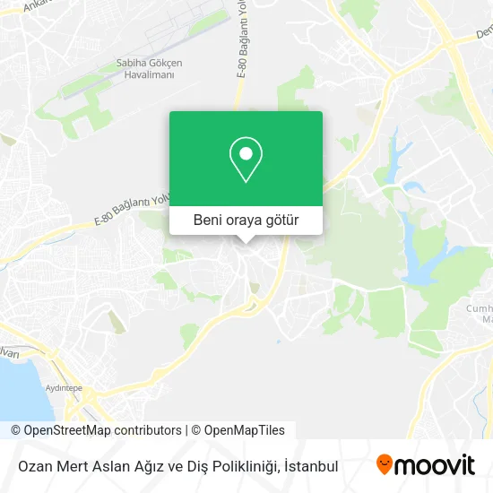 Ozan Mert Aslan Ağız ve Diş Polikliniği harita