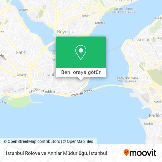 Istanbul Rölöve ve Anıtlar Müdürlüğü harita