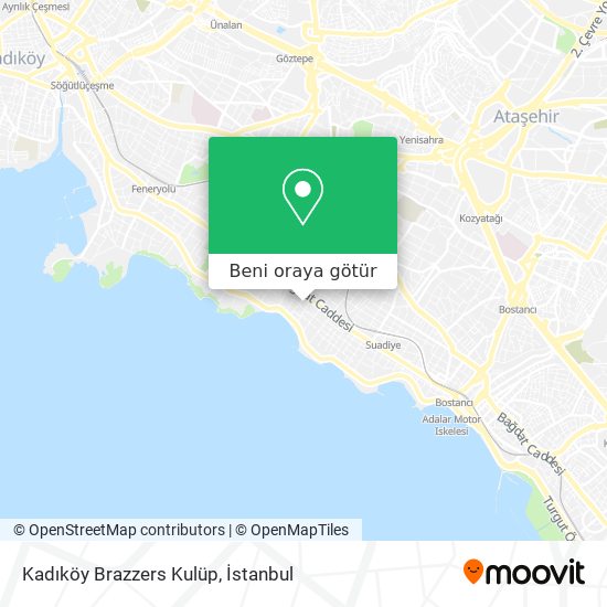 Kadıköy Brazzers Kulüp harita