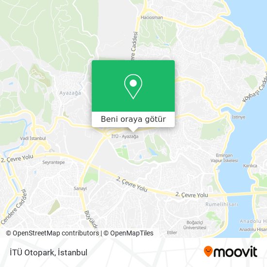 İTÜ Otopark harita