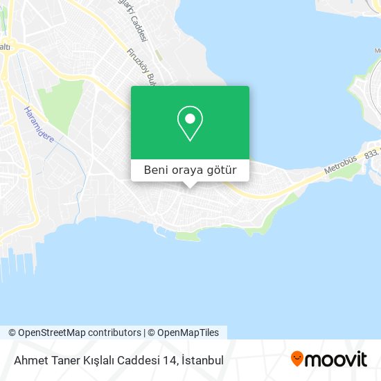 Ahmet Taner Kışlalı Caddesi 14 harita