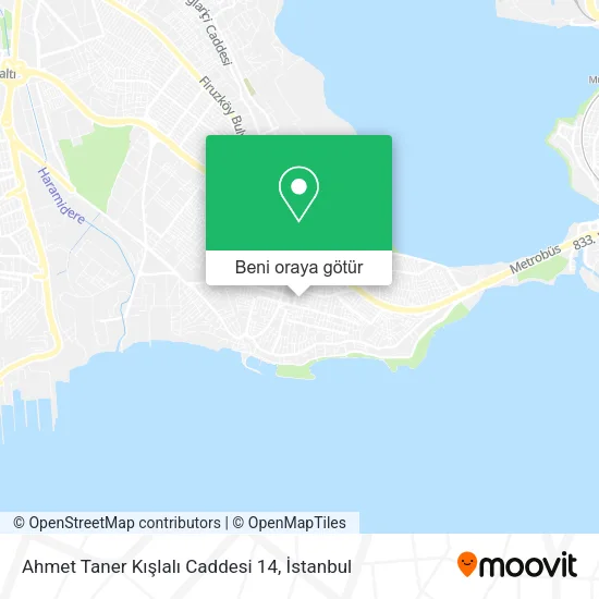 Ahmet Taner Kışlalı Caddesi 14 harita