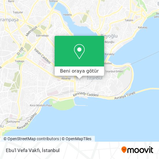 Ebu'l Vefa Vakfı harita