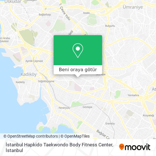 İstanbul Hapkido Taekwondo Body Fitness Center harita