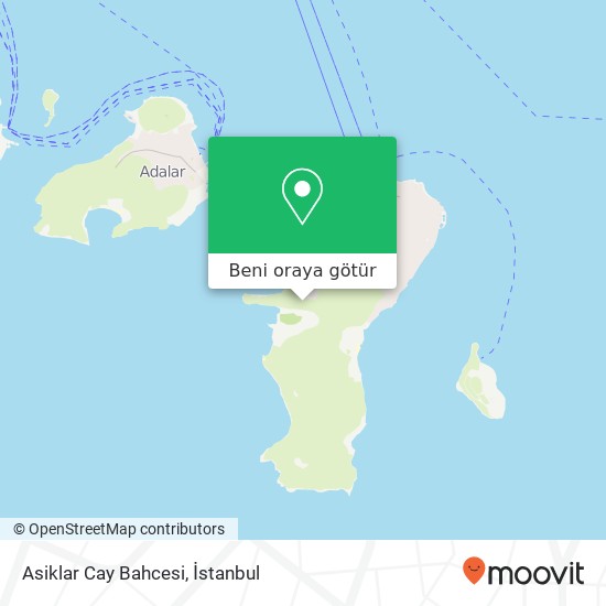 Asiklar Cay Bahcesi harita