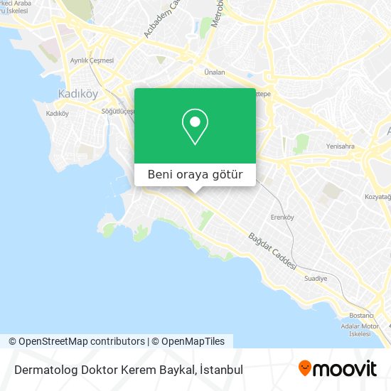 Dermatolog Doktor Kerem Baykal harita