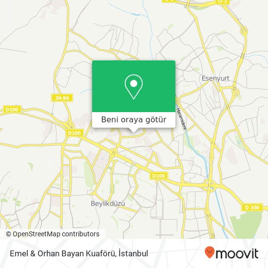Emel & Orhan Bayan Kuaförü harita
