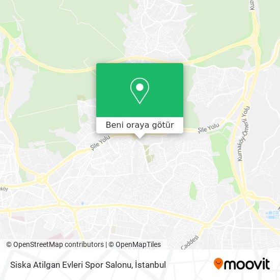 Siska Atilgan Evleri Spor Salonu harita