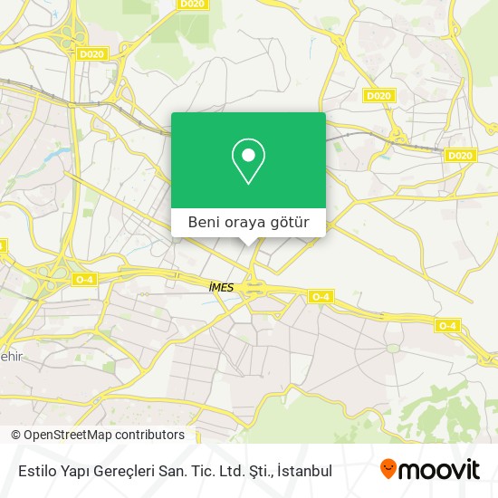 Estilo Yapı Gereçleri San. Tic. Ltd. Şti. harita